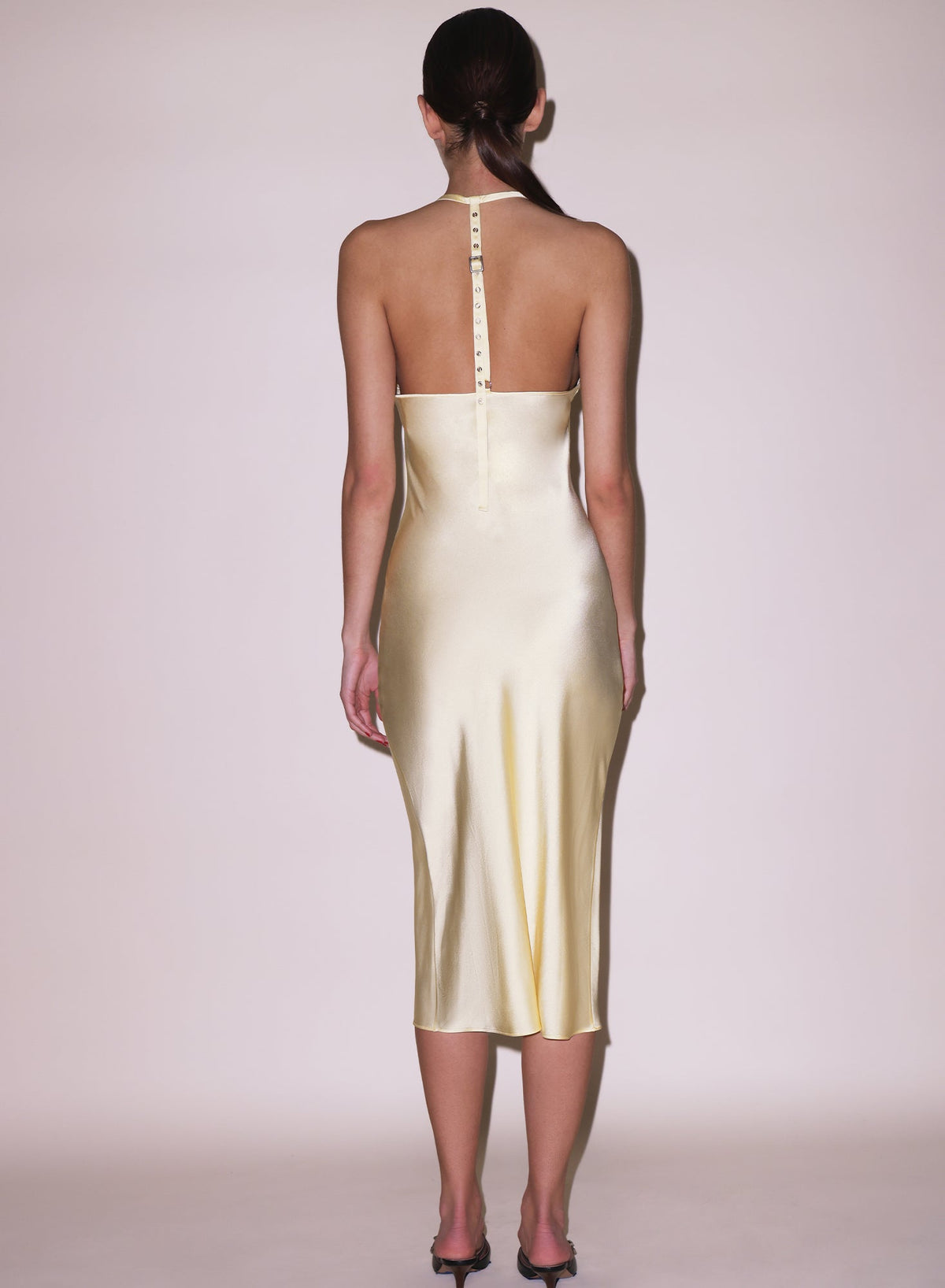 Buttercream Buckle T-Strap Dress | Fleur du Mal