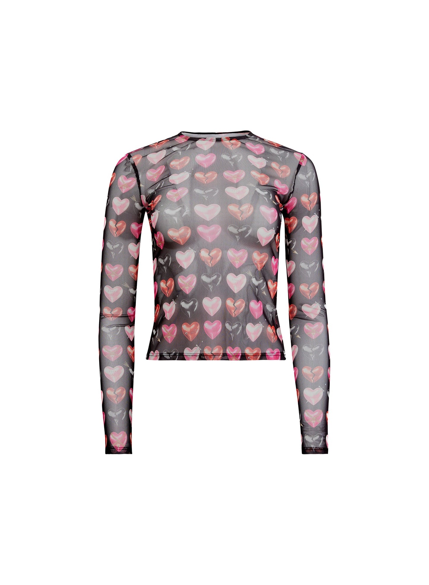 Black Heartbreaker Long Sleeve Top | Fleur du Mal