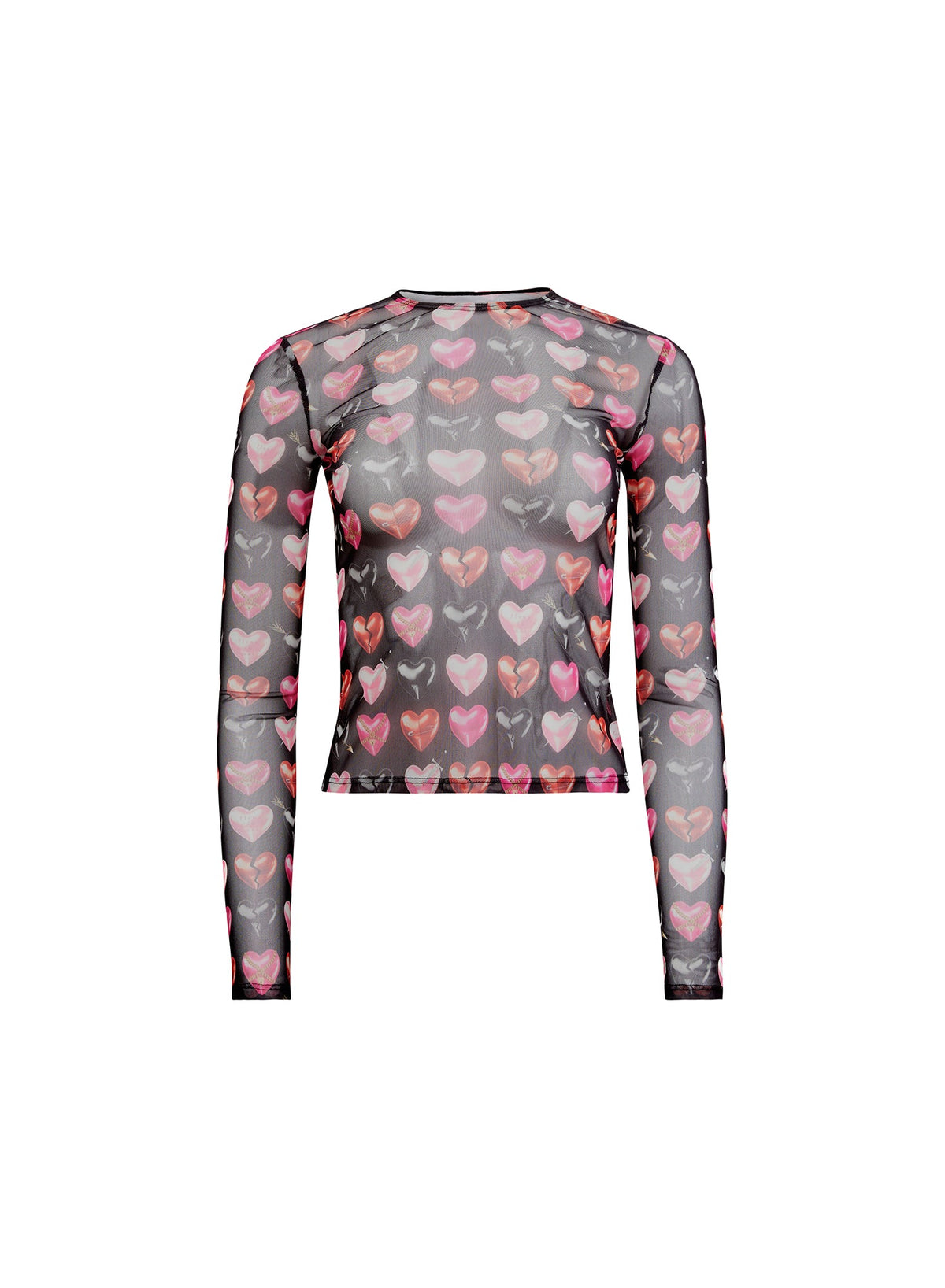 Black Heartbreaker Long Sleeve Top | Fleur du Mal