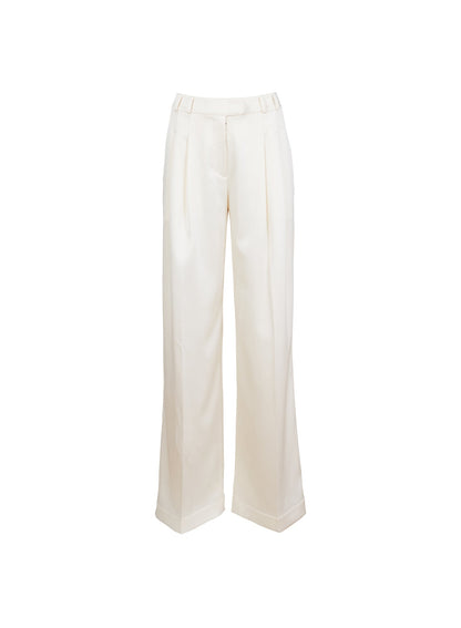 Vanilla Satin Trouser | Fleur du Mal