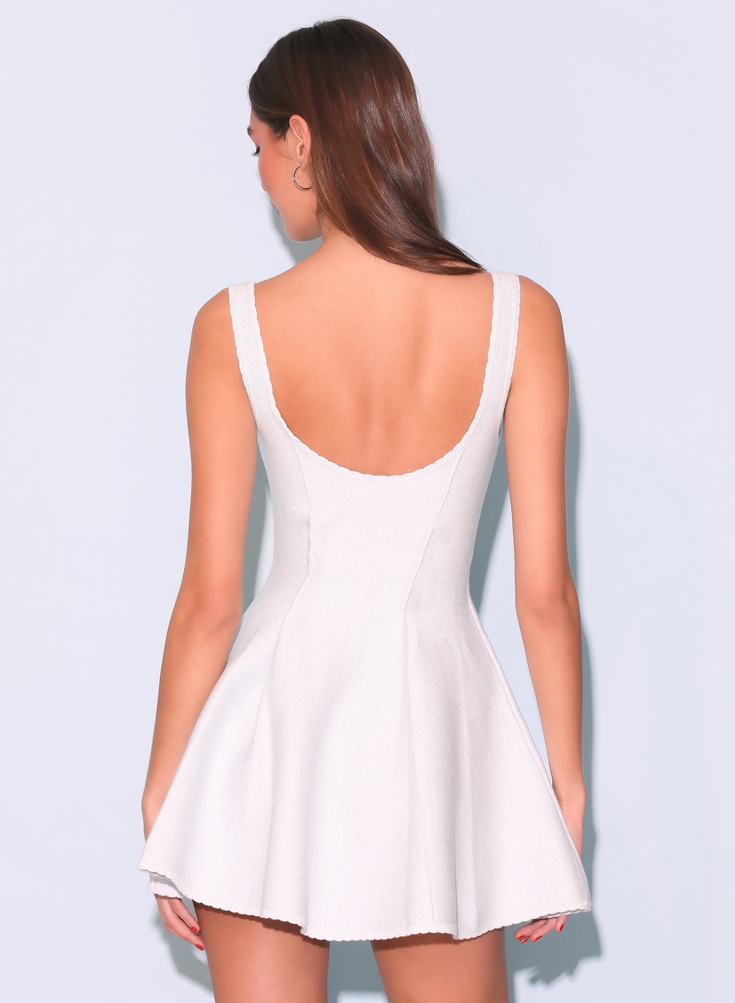 Ivory Brigette Flared Dress Best Selling Mini Dress | Fleur du Mal