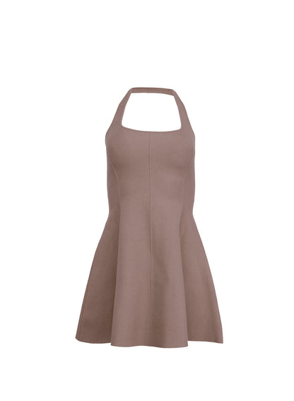 Grey Sofia Flared Dress | Fleur du Mal