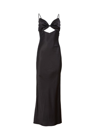 Black Bow Slip Dress | Fleur du Mal