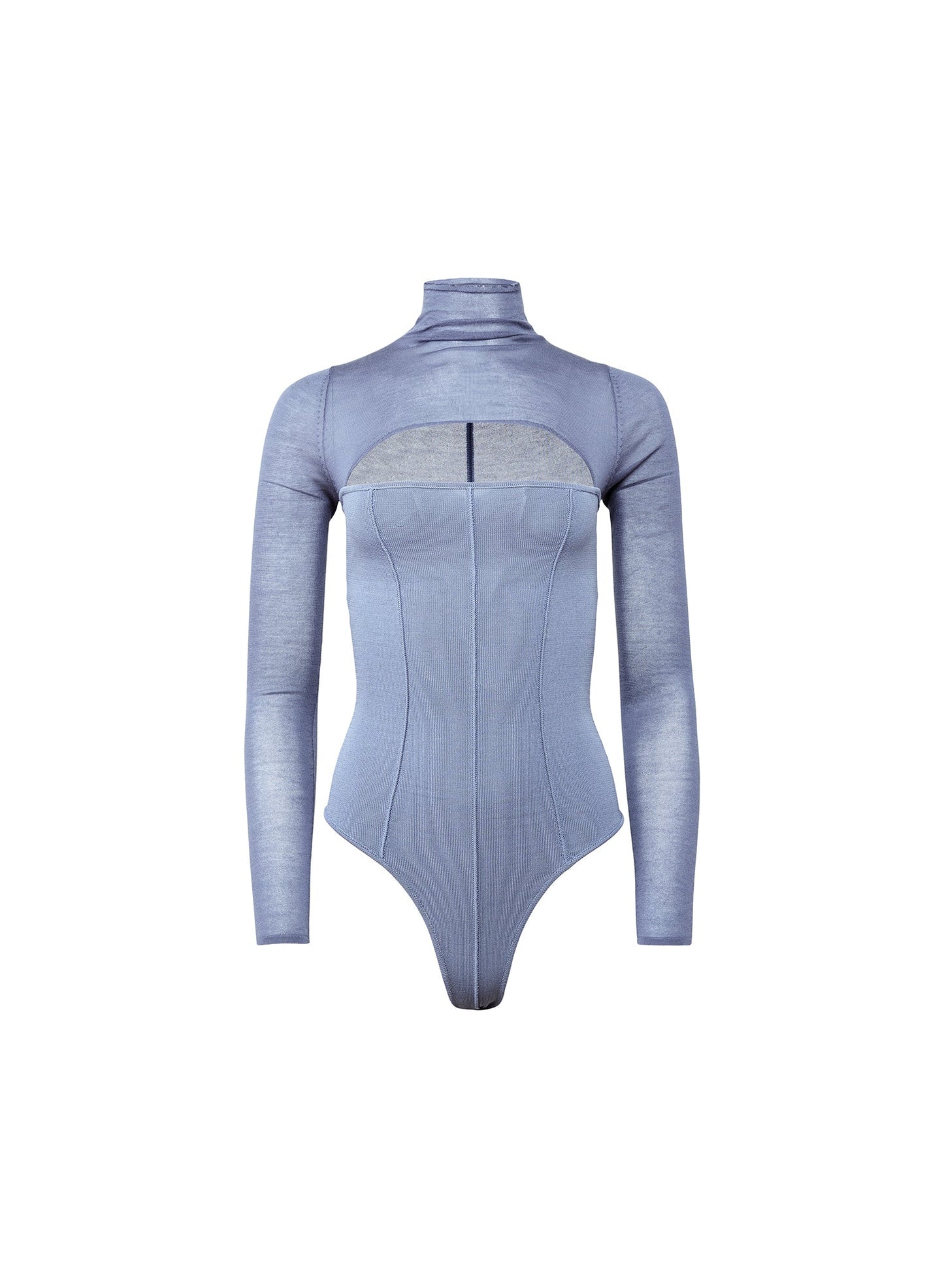 Charcoal Blue Kate Bodysuit | Fleur du Mal
