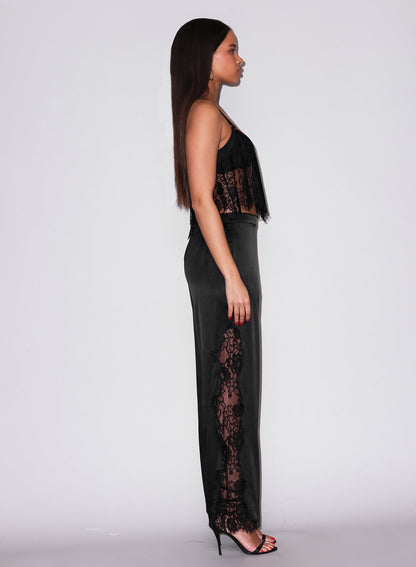 Black Juliet Lace Flutter Cami | Fleur du Mal