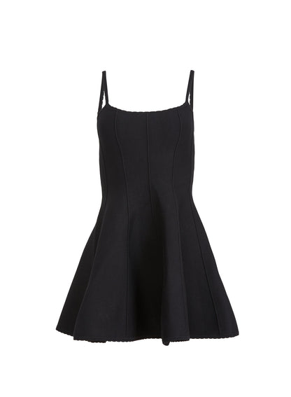 Black Flared Corset Dress Best Dress | Fleur du Mal