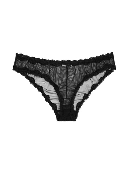 Black Sheer Tulle Bikini | Fleur du Mal