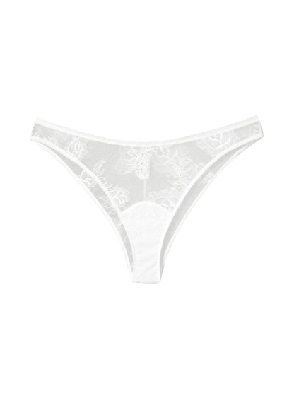 White Bouquet Lace Cheeky | Fleur du Mal