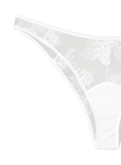 White Bouquet Lace Cheeky | Fleur du Mal