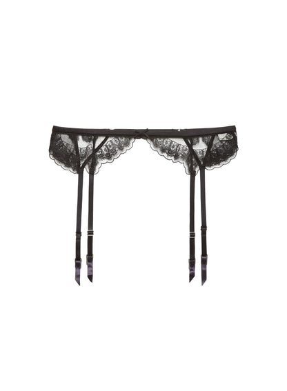 Black Mila Garter Belt | Fleur du Mal