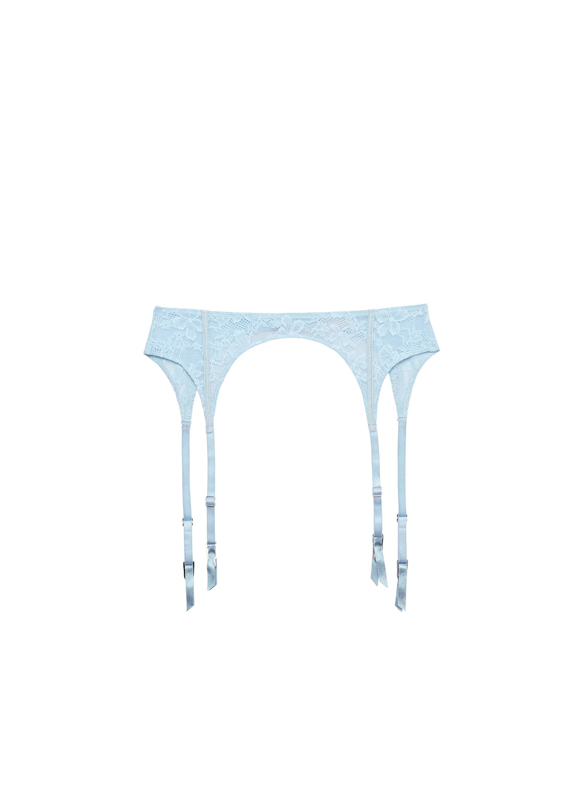 Blue Le Stretch Lace Garter Belt | Fleur du Mal
