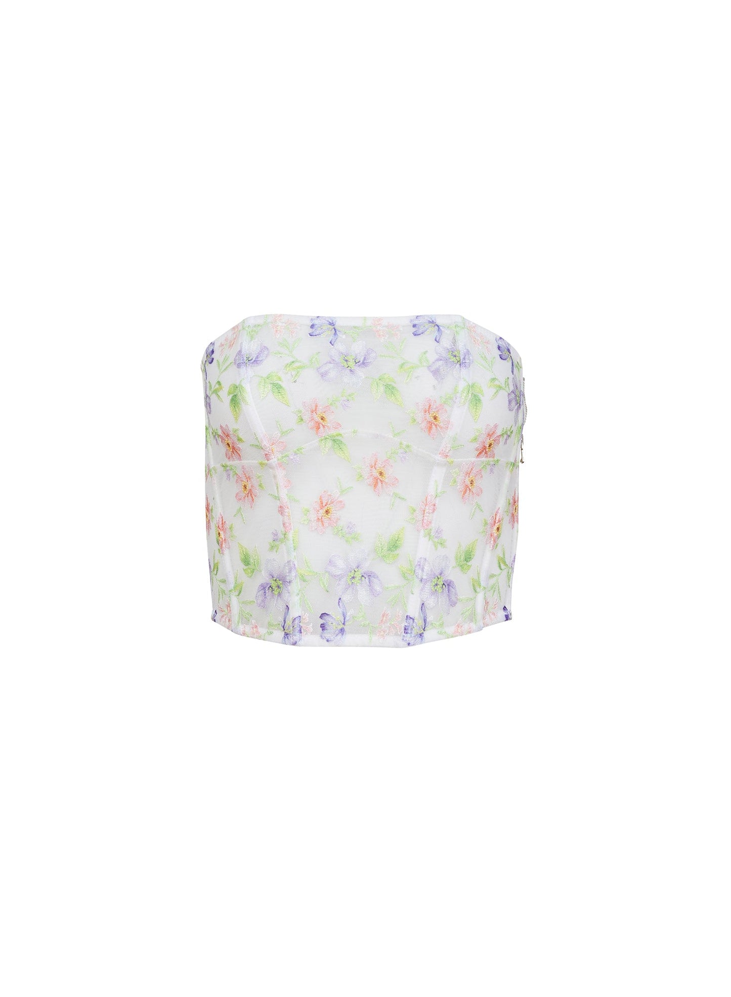 Ivory Elara Embroidery Corset Top | Fleur du Mal