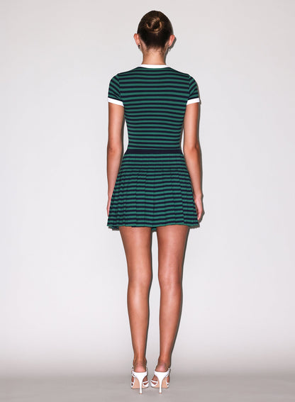 Lucky Midnight Navy Ivy Pleated Skirt | Fleur du Mal