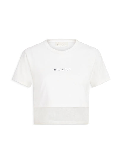 White Cool Down Tee | Fleur du Mal