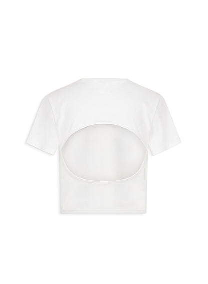 White Cool Down Tee | Fleur du Mal