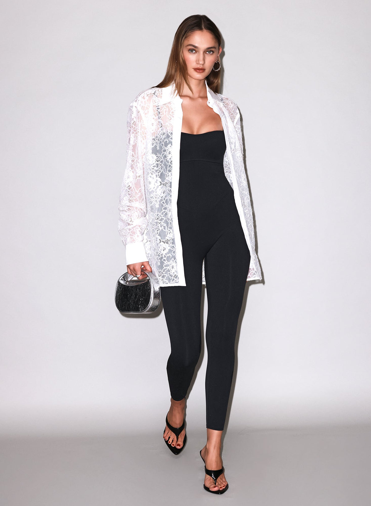Black Sculpt Catsuit | Fleur du Mal