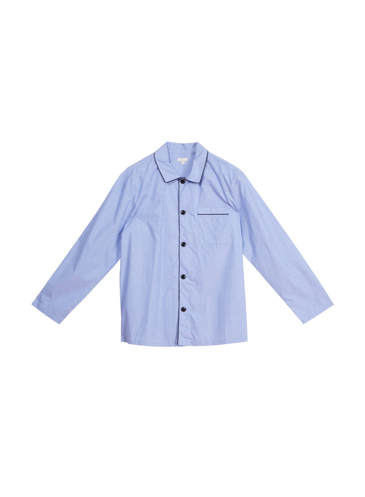 Pacific Blue Poplin PJ Top | Fleur du Mal