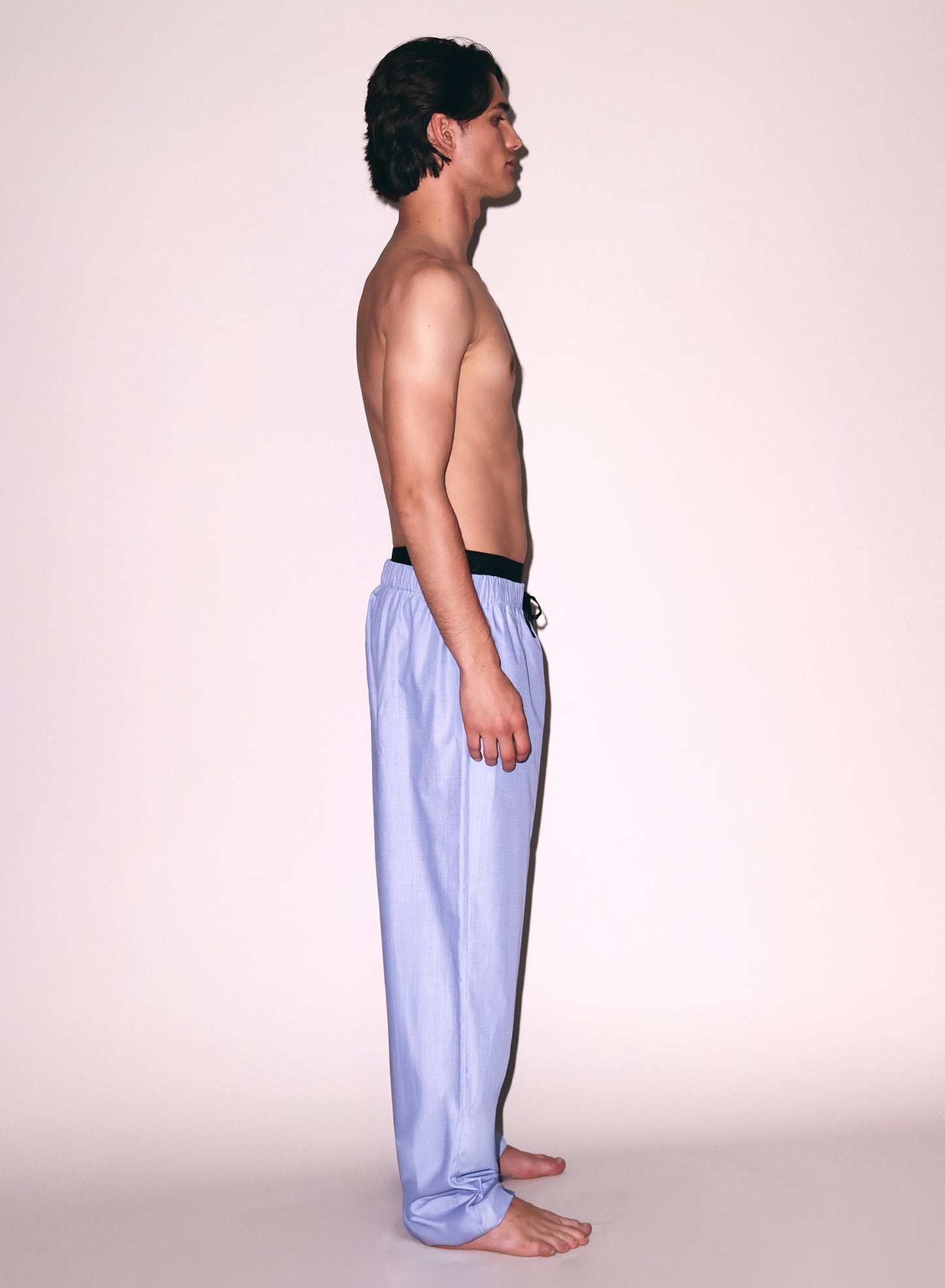 Pacific Blue Poplin PJ Pant | Fleur du Mal