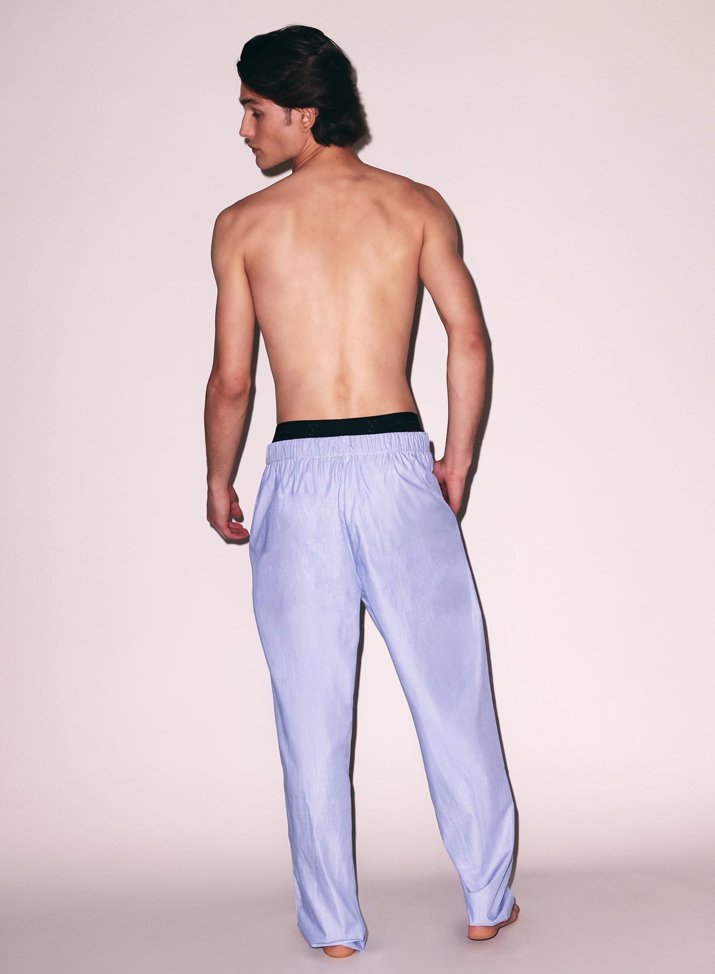 Pacific Blue Poplin PJ Pant | Fleur du Mal