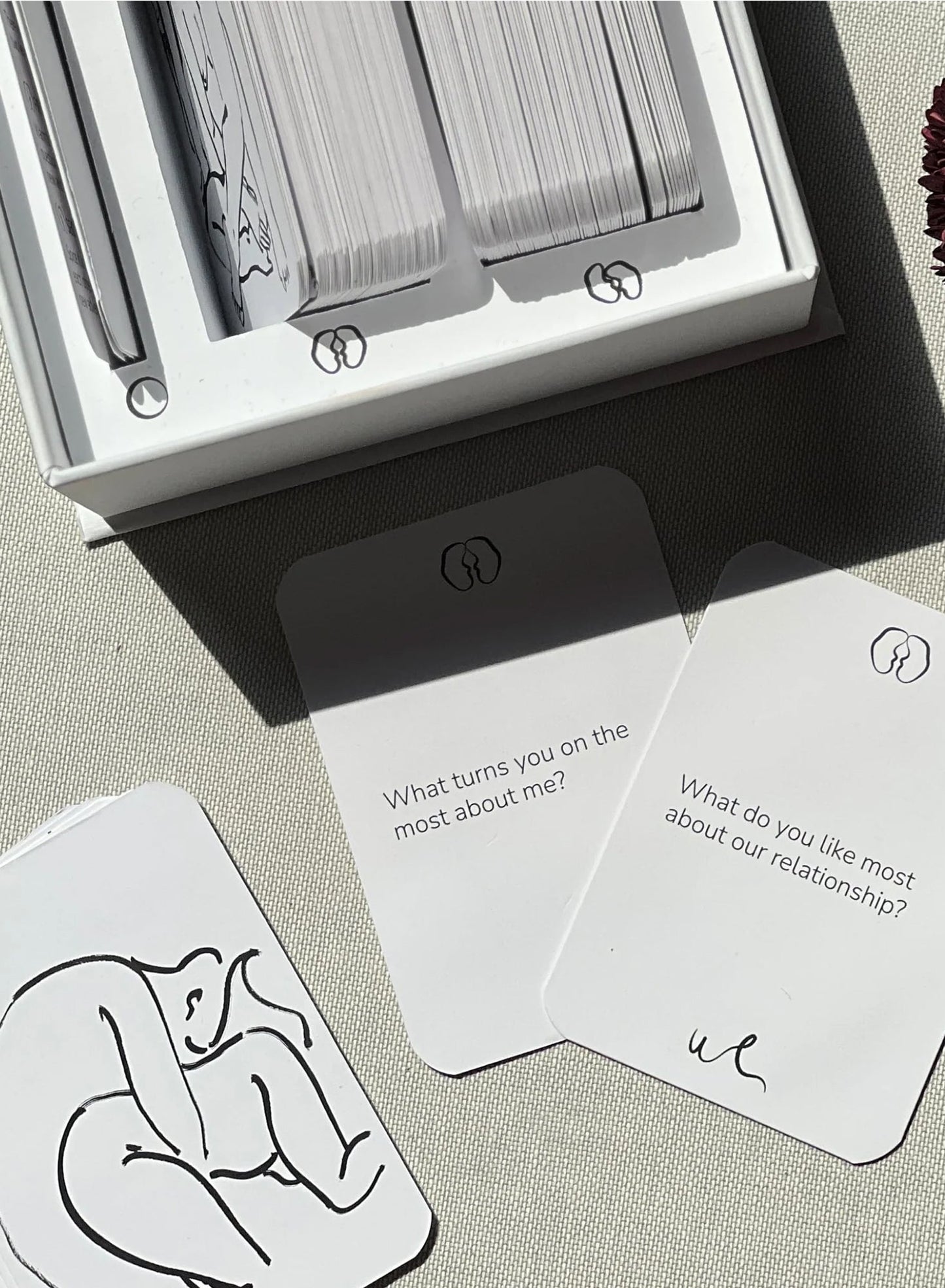 White Wonderlust Mindful Intimacy Card Deck | Fleur du Mal