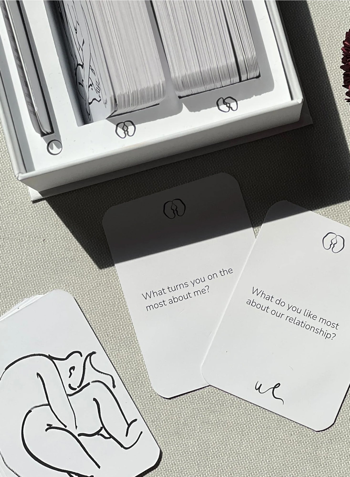 White Wonderlust Mindful Intimacy Card Deck | Fleur du Mal