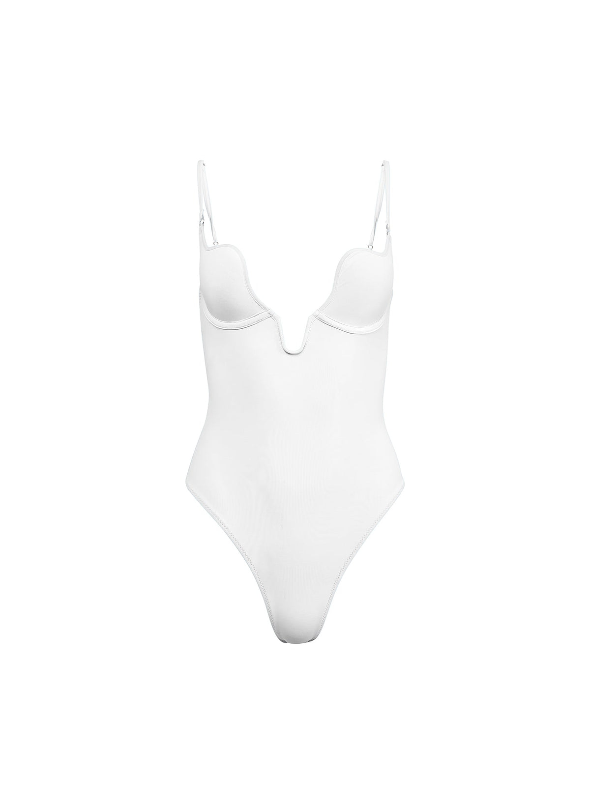 White Seduce U-Plunge One Piece | Fleur du Mal