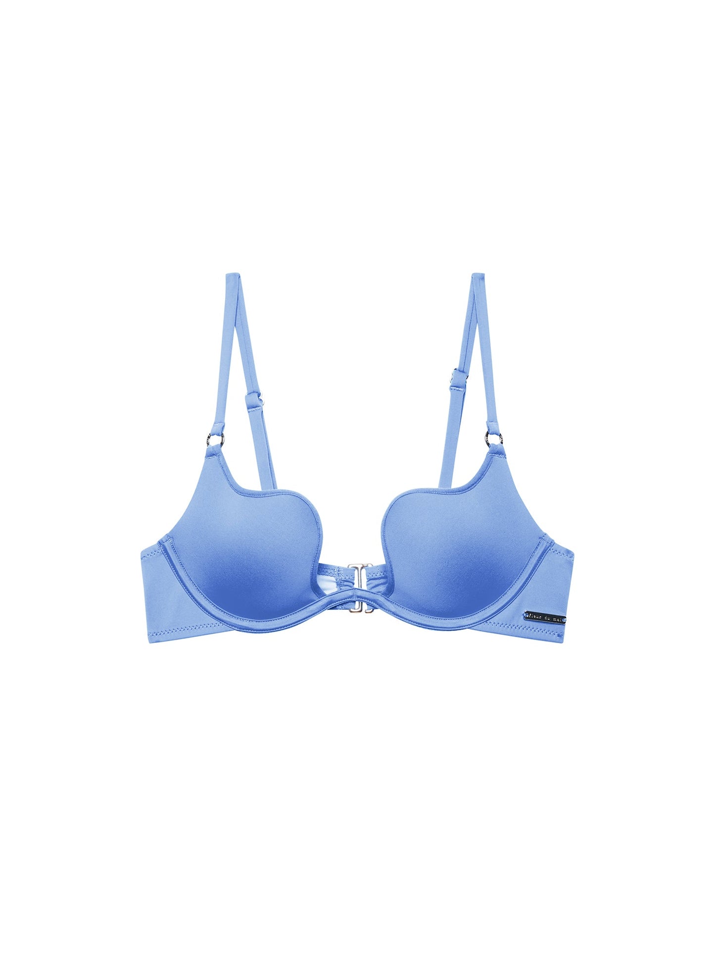 Mediterranean Blue Seduce U-Plunge Bikini Top | Fleur du Mal