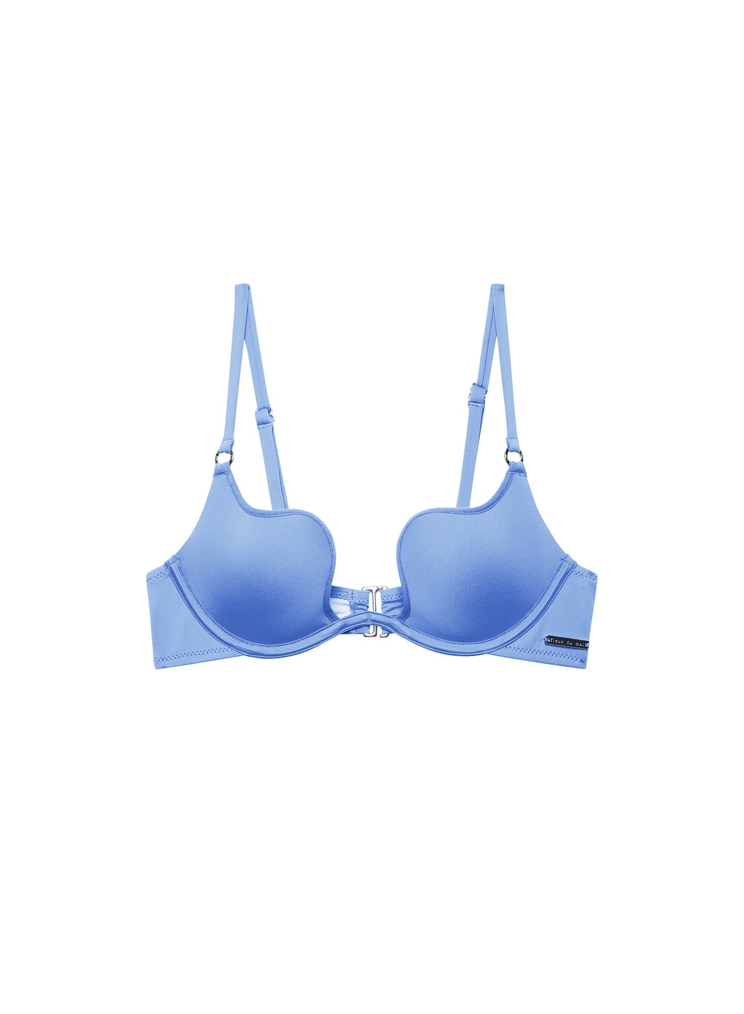 Mediterranean Blue Seduce U-Plunge Bikini Top | Fleur du Mal