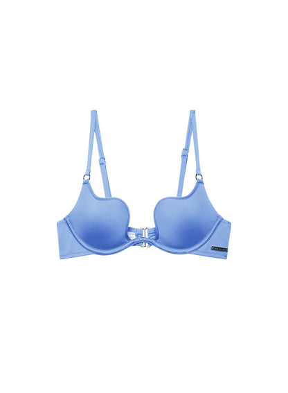 Mediterranean Blue Seduce U-Plunge Bikini Top | Fleur du Mal