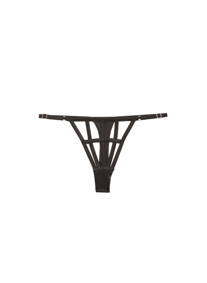 Black Caged Thong | Fleur du Mal