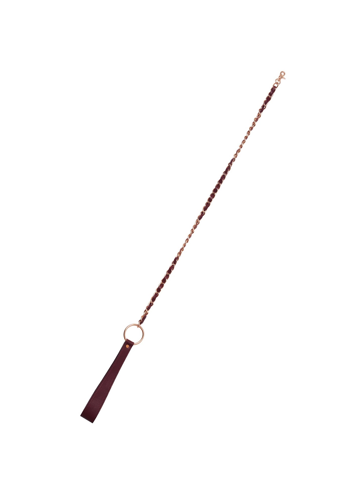 Bordeaux Leather Lead | Fleur du Mal