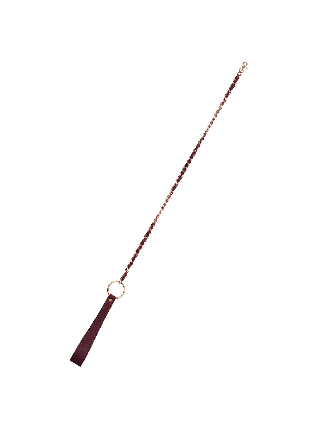 Bordeaux Leather Lead | Fleur du Mal