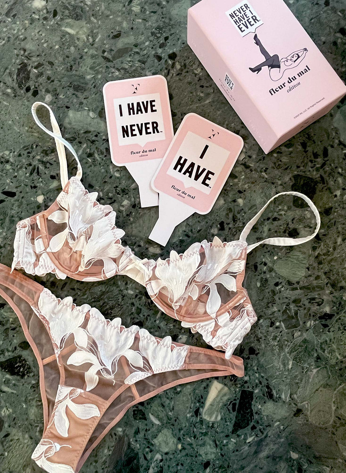 Fleur du Mal Never Have I Ever Game | Fleur du Mal