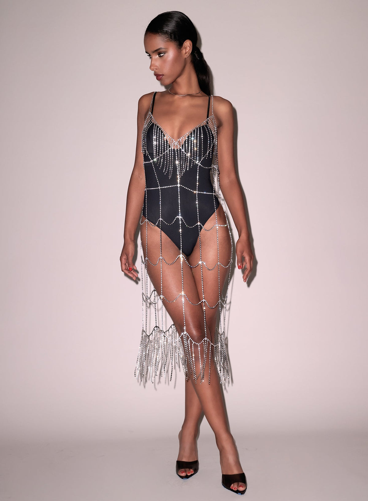 Crystal Fringe Dress | Fleur du Mal
