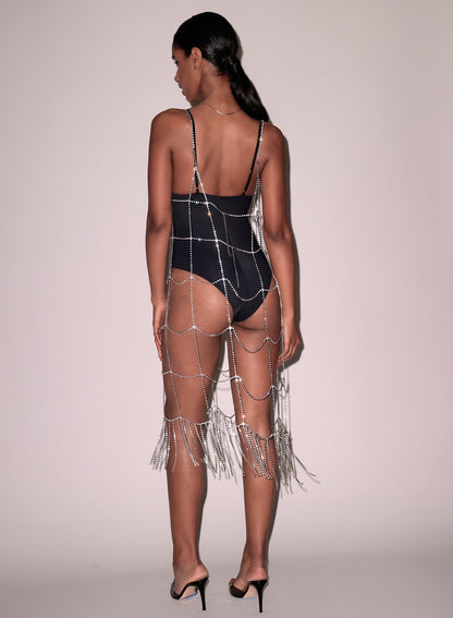 Crystal Fringe Dress | Fleur du Mal