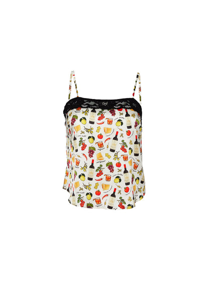 Printed Charlotte Lace Cami | Fleur du Mal