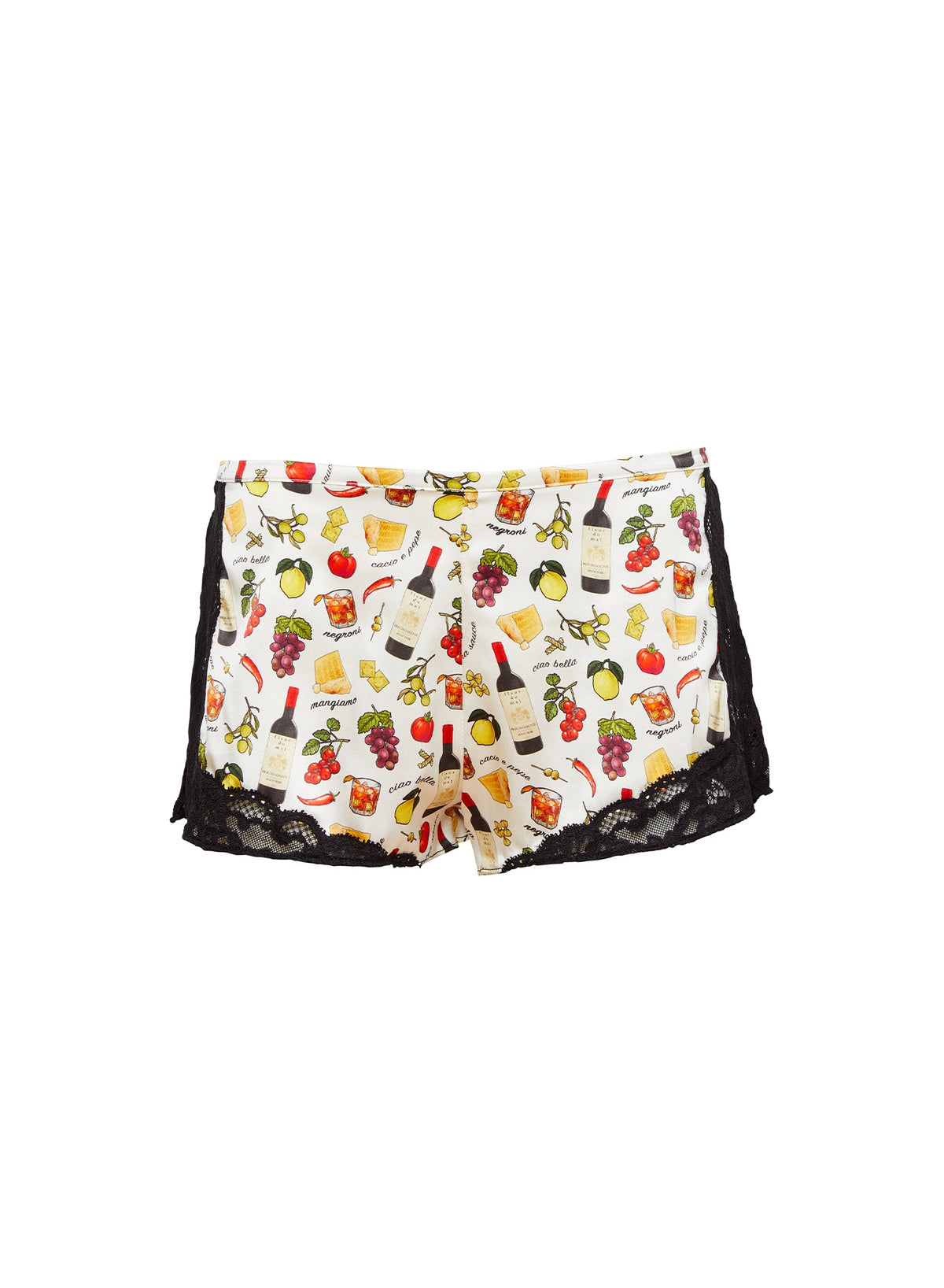 Printed Charlotte Lace Tap Short | Fleur du Mal