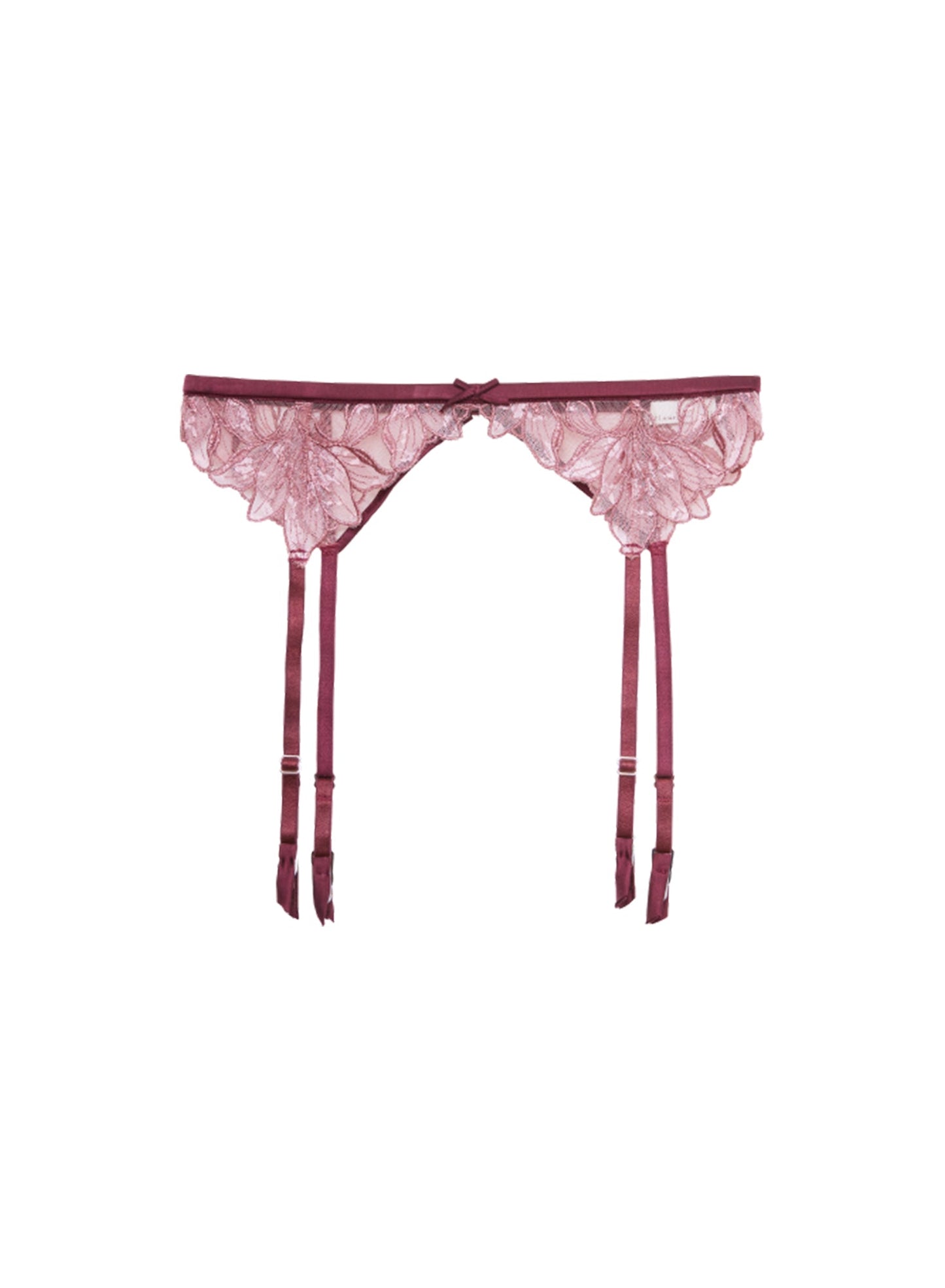 Amarena Lily Embroidery Garter Belt | Fleur du Mal