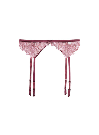 Amarena Lily Embroidery Garter Belt | Fleur du Mal