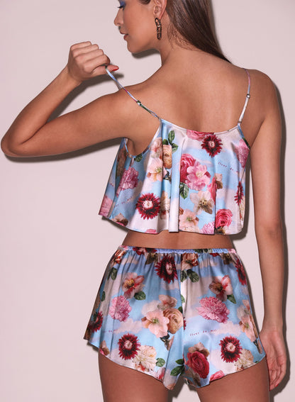 Dreamy Floral Print Luxe Flutter Cami | Fleur du Mal