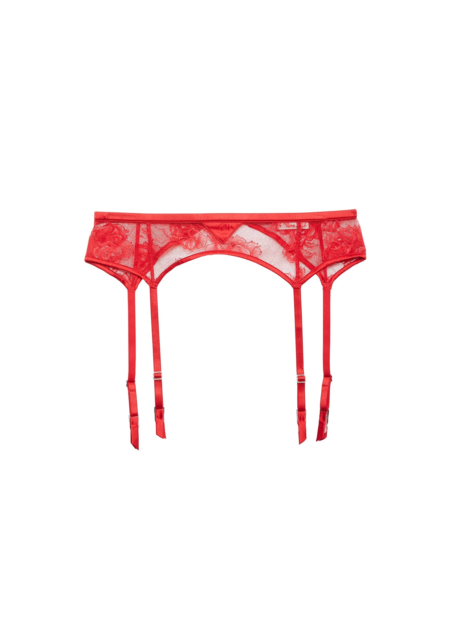 Rouge Gardenia Lace Garter Belt | Fleur du Mal