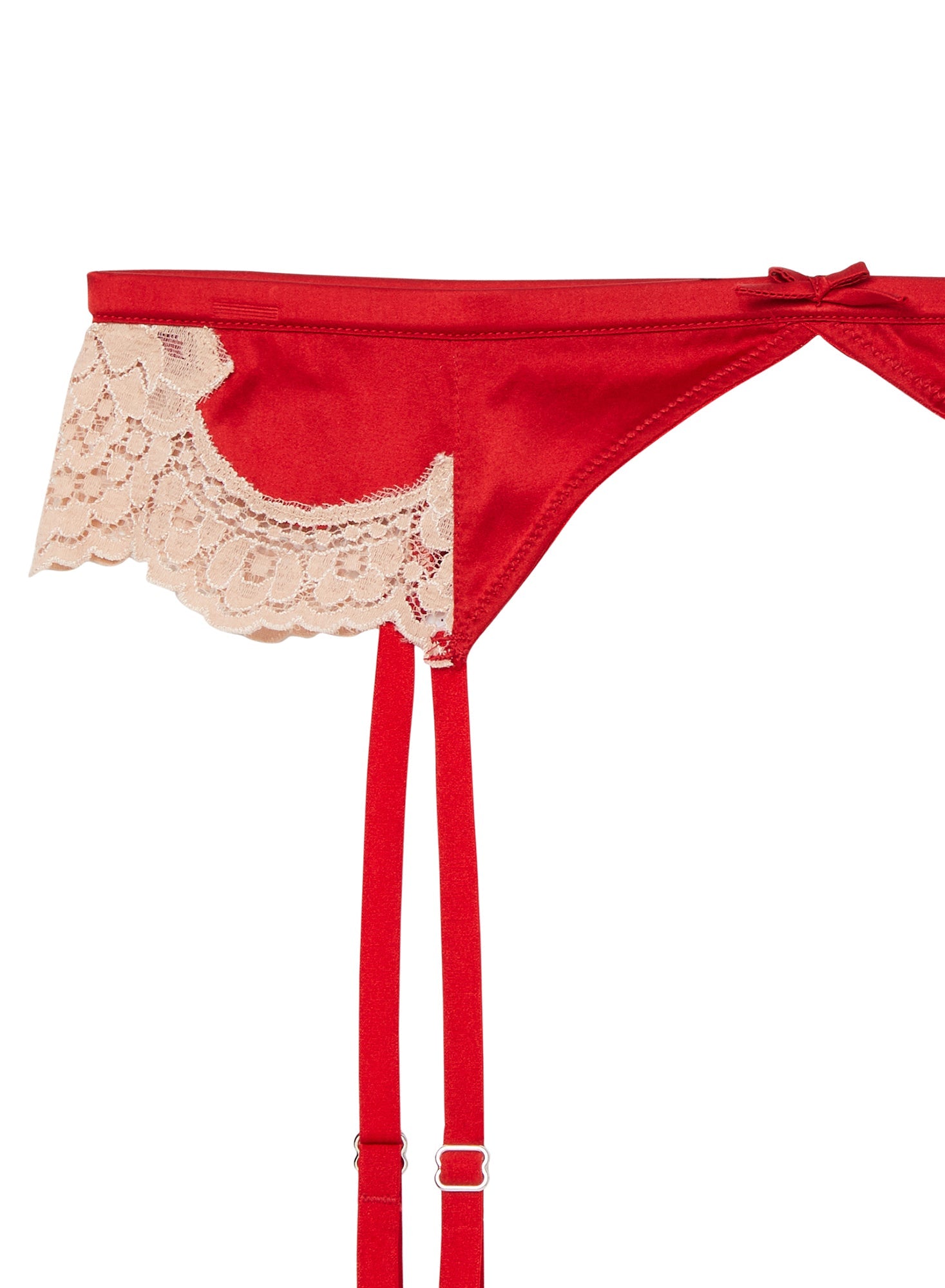 Red James Lace Garter | Fleur du Mal