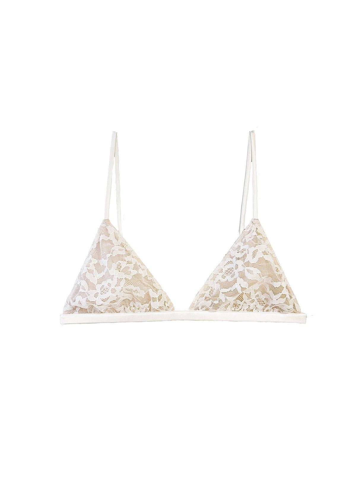 Ivory Venus Lace Triangle Bra | Fleur du Mal