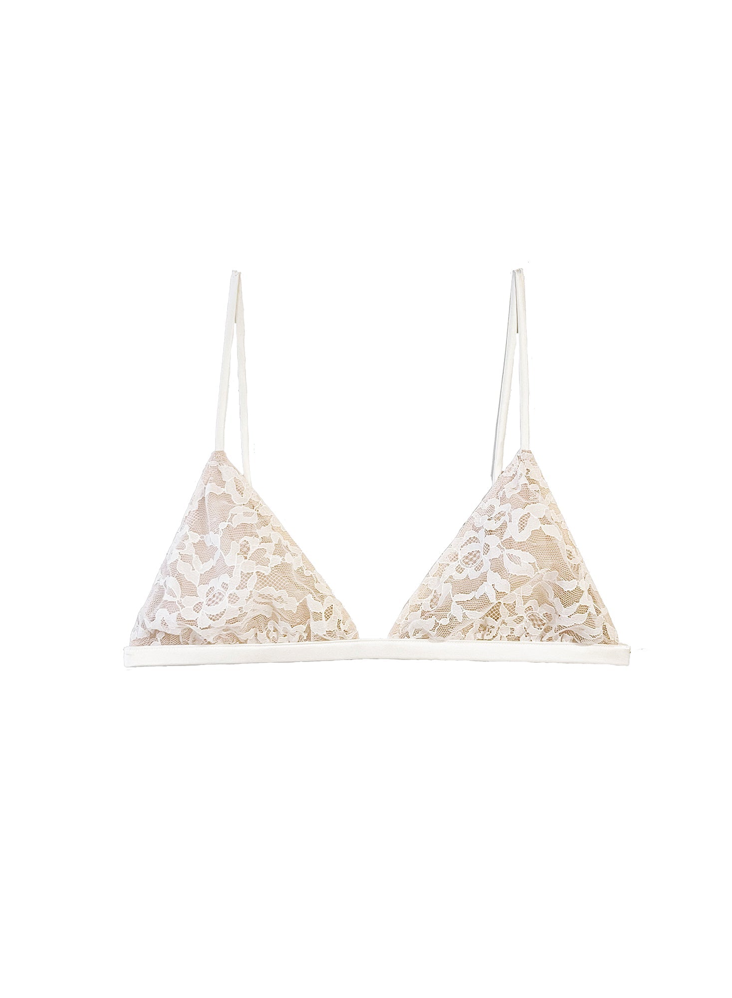 Ivory Venus Lace Triangle Bra | Fleur du Mal