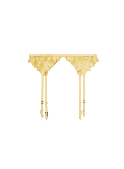 Lily Embroidery Garter Belt | Fleur du Mal
