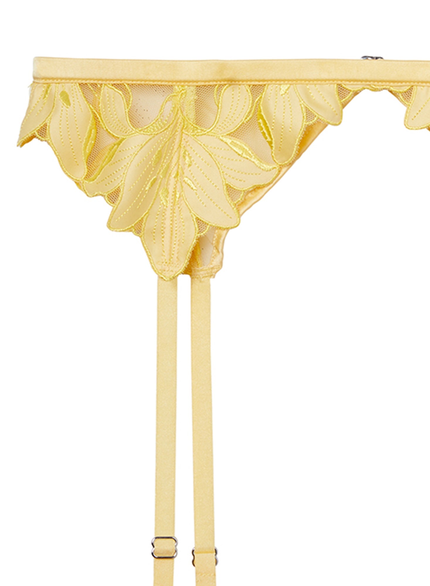 Lily Embroidery Garter Belt | Fleur du Mal