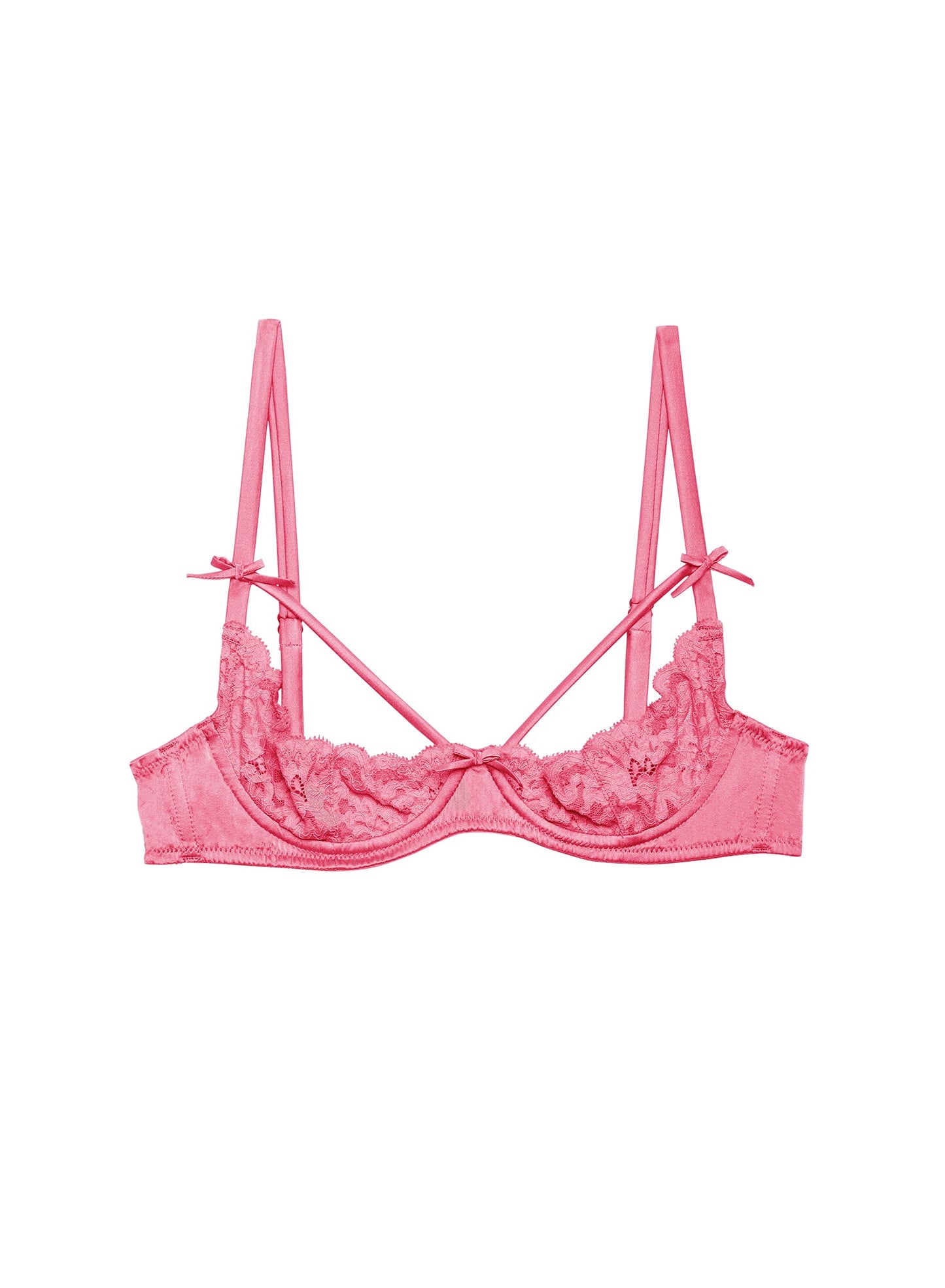 Pink Cadillac Charlotte Peekaboo Bra | Fleur du Mal
