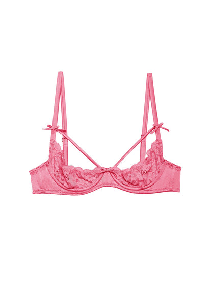 Pink Cadillac Charlotte Peekaboo Bra | Fleur du Mal