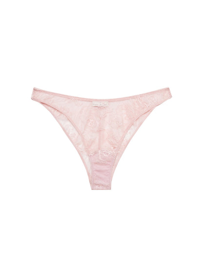 Peach Blossom Bouquet Lace Cheeky | Fleur du Mal