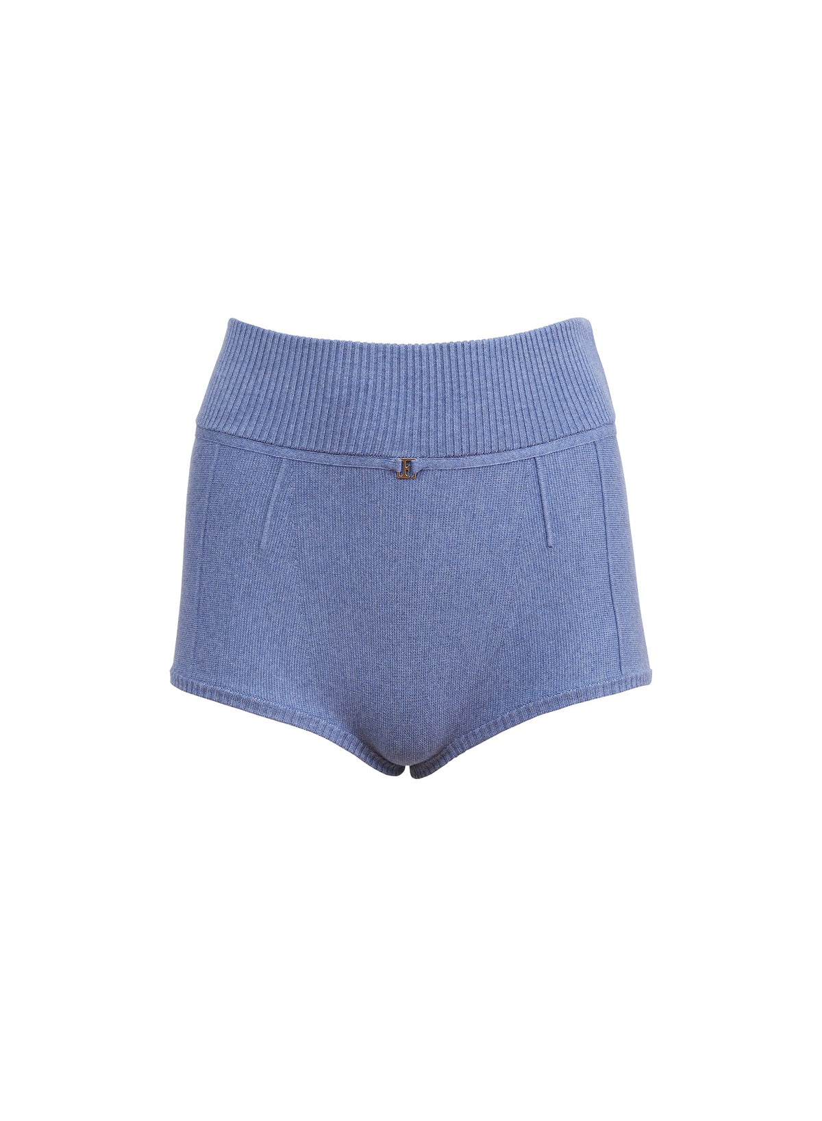Charcoal Blue Knit Short | Fleur du Mal